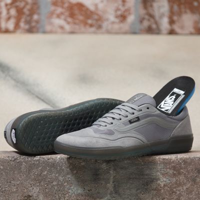 gray skate shoes