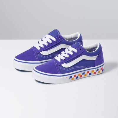 Kids Tri Checkerboard Old Skool Shop Classic Shoes At Vans