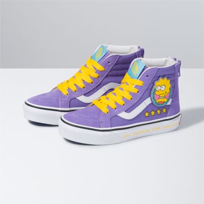 The Simpsons x Vans Kids Sk8-Hi Zip | Shop Kids Shoes At Vans