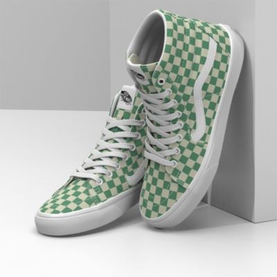 bright green high top vans