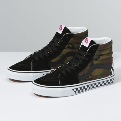 Customs Camo Checkerboard Sk8-Hi | Shop At Vans