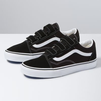 vans old skool velcro black 