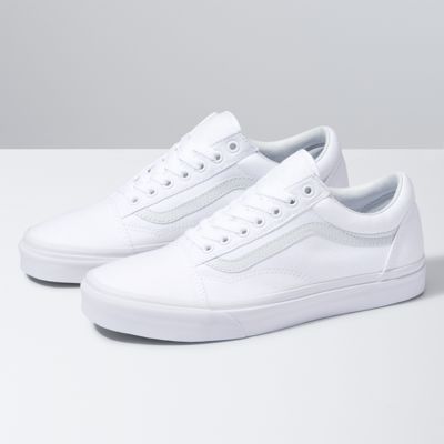 vans old skools white