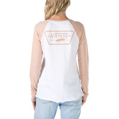 vans raglan t shirt women's