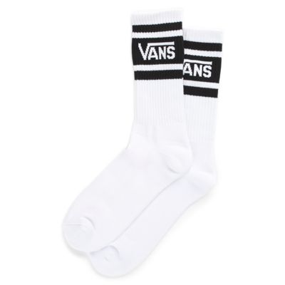 vans crew socks white