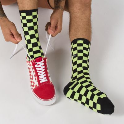 socks with checkered vans