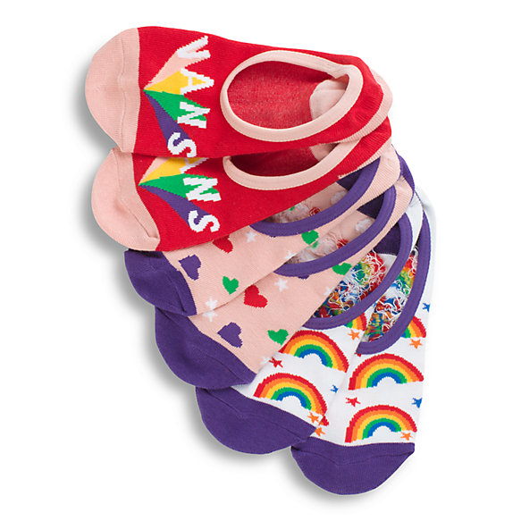 Rainbow Party Canoodle Socks 3 Pack