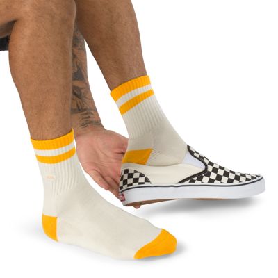 vans socks yellow
