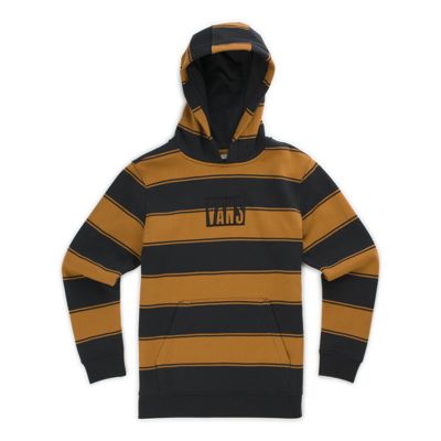vans tall box stripe pullover hoodie