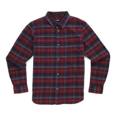 boys blue flannel shirt