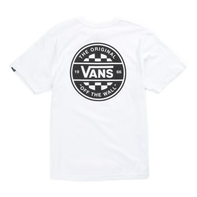 vans black and white checkered t shirt