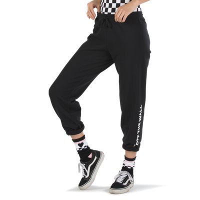 black vans sweatpants