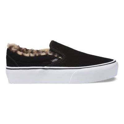 vans platform fur