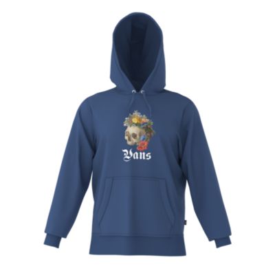 Skull Flower Pullover Hoodie