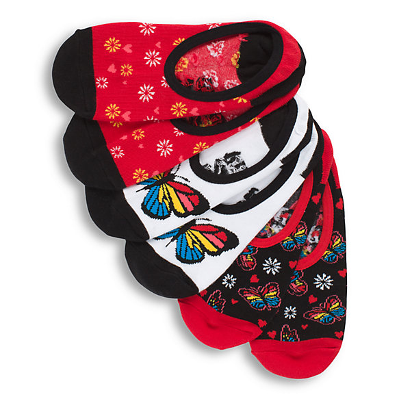 Butterfly Skull Canoodle 3 Pack Socks