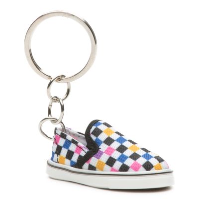 vans checkered shoe keychain