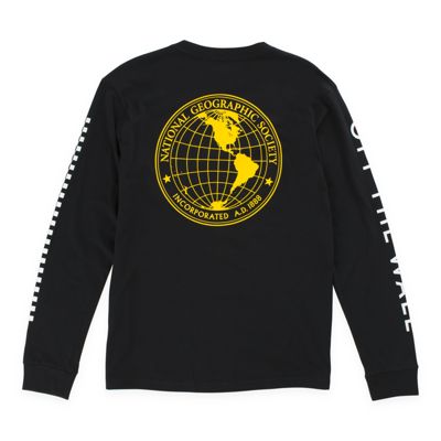 Vans X National Geographic Boys Long Sleeve T-Shirt | Shop Boys Tops At ...