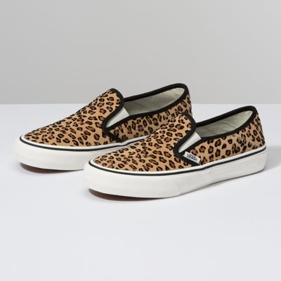slip on shoes leopard