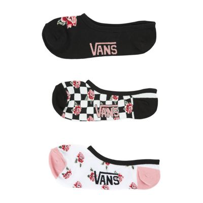 Rose Checkerboard Canoodle Socks 3 Pair 