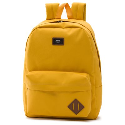 vans old skool yellow backpack