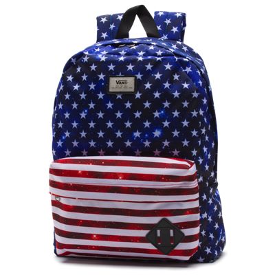 vans american flag backpack