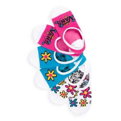 vans floral socks