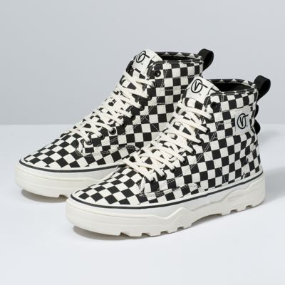 vans checkered boots