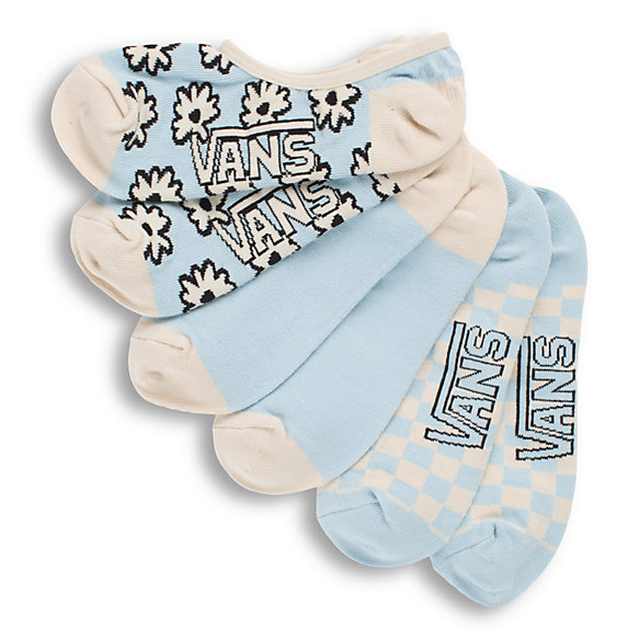 Blue Floral Canoodle Socks 3 Pack