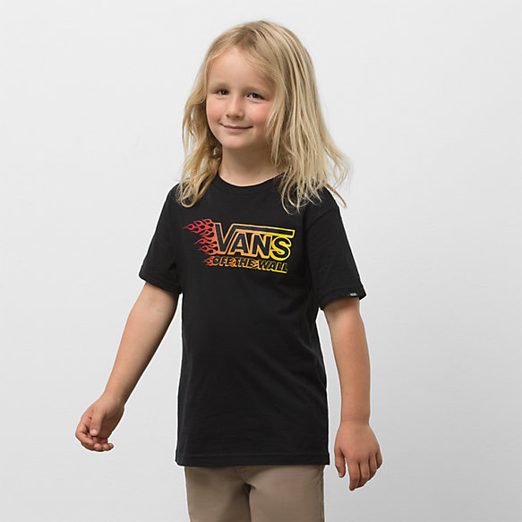 Little Kids Metallic Flame T-Shirt