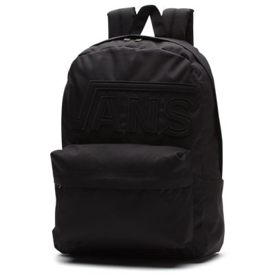 vans old skool plus ii black backpack