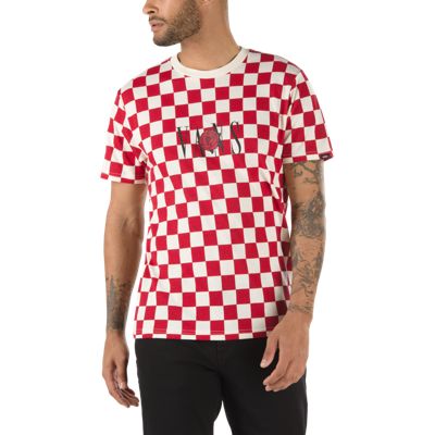checkerboard vans t shirt