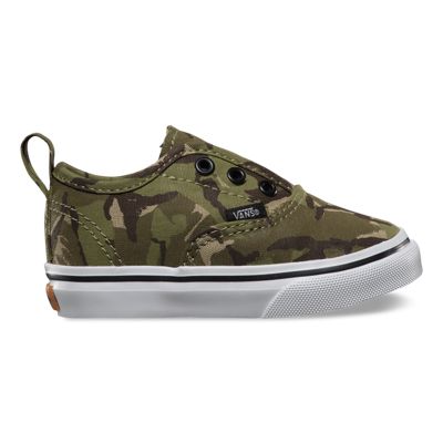 Toddlers Camo Authentic V Elastic Lace 