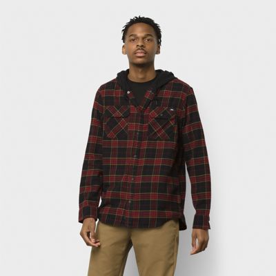 Parkway Flannel Snaps Hooded Shirt | Shop Mens Shirts At Vans