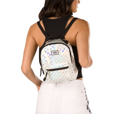 mini iridescent backpack