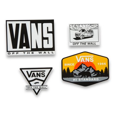 Vans Classic Logo Stickers 4 Pack 