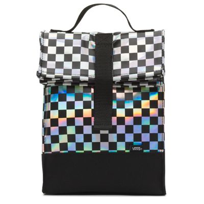 vans checkerboard lunch bag