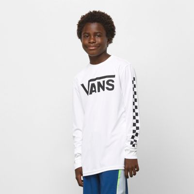 Kids Vans Classic Checker Long Sleeve Sun Shirt | Shop At Vans