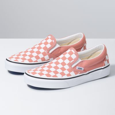 vans checkerboard with rose