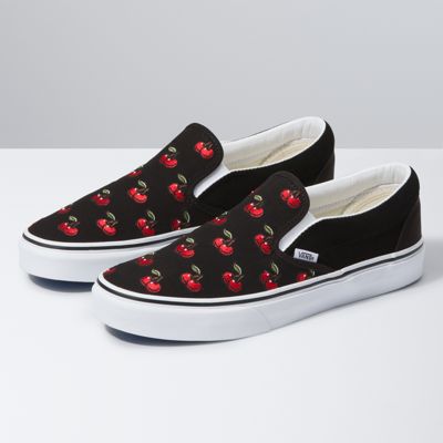 vans shoes cherry