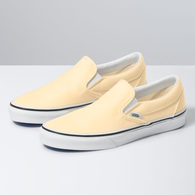 vans slip on golden haze