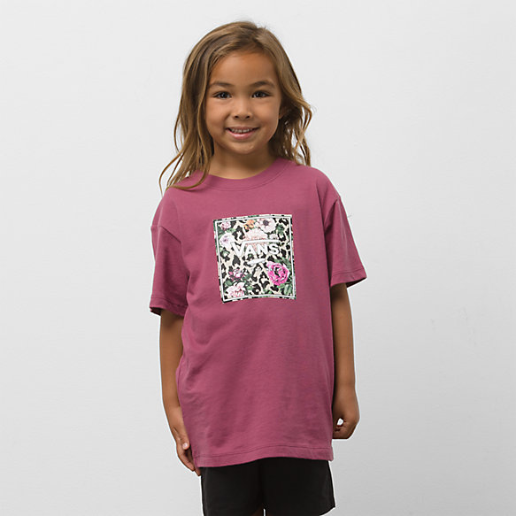 Little Kids Leopard Floral T-Shirt