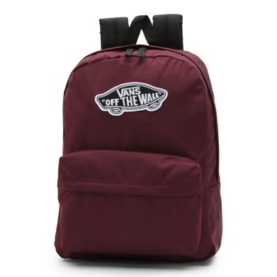 vans backpack maroon