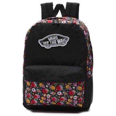 vans floral realm backpack