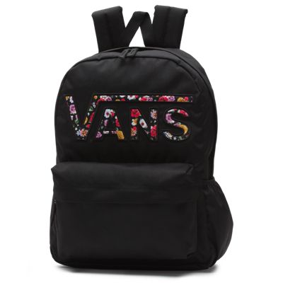 vans realm flying v backpack black