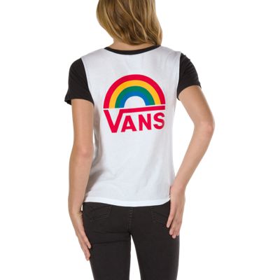 rainbow vans t shirt