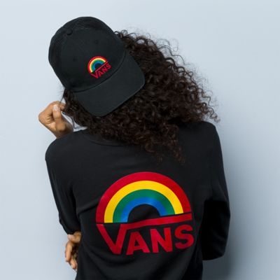 vans rainbow hat