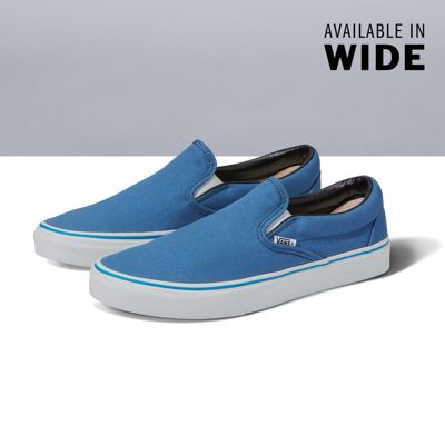 Customs Navy Slip-On Wide