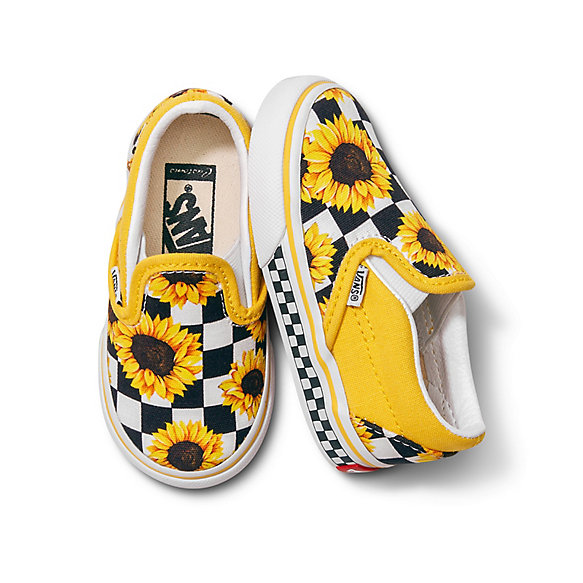 Customs Toddler Sunflowers Slip-On