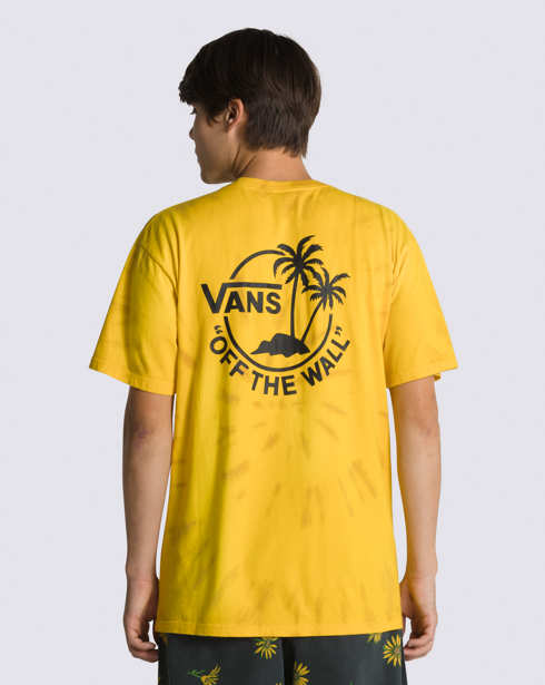 Vans Mini Dual Palm Tie Dye T-Shirt (Old Gold/Narcissus/Black)