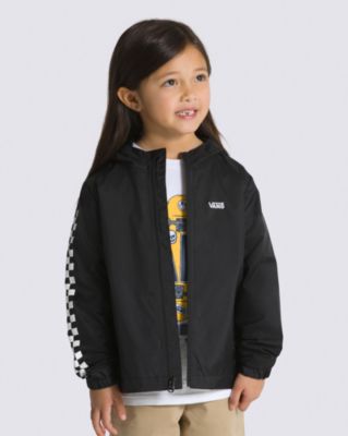 Vans Little Kids Garnett Windbreaker Jacket(black)